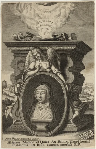 Anne Bill by Simon van de Passe, print, 1595-1647