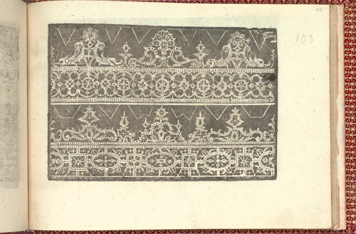 Corona delle Nobili et Virtuose Donne: Libro I-IV, page 103 (recto) by Cesare Vecellio, book, 1601