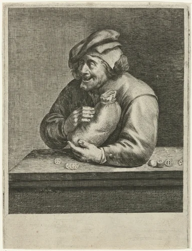 Gierigheid (Avaritia) by Lucas Vorsterman, print, 1619-1675