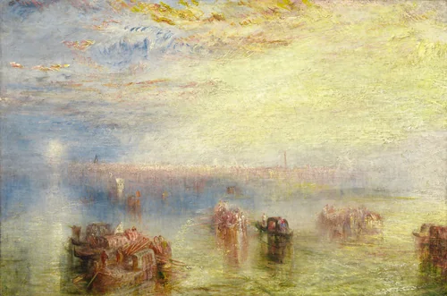 Approach to Venice by Joseph Turner, painting, 1844