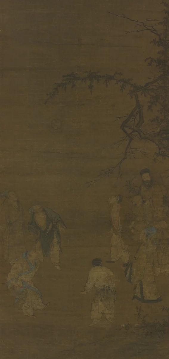 The Football Players by Ma Yuan, painting, 1189-1225