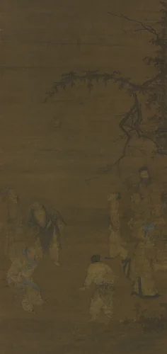 The Football Players by Ma Yuan, painting, 1189-1225