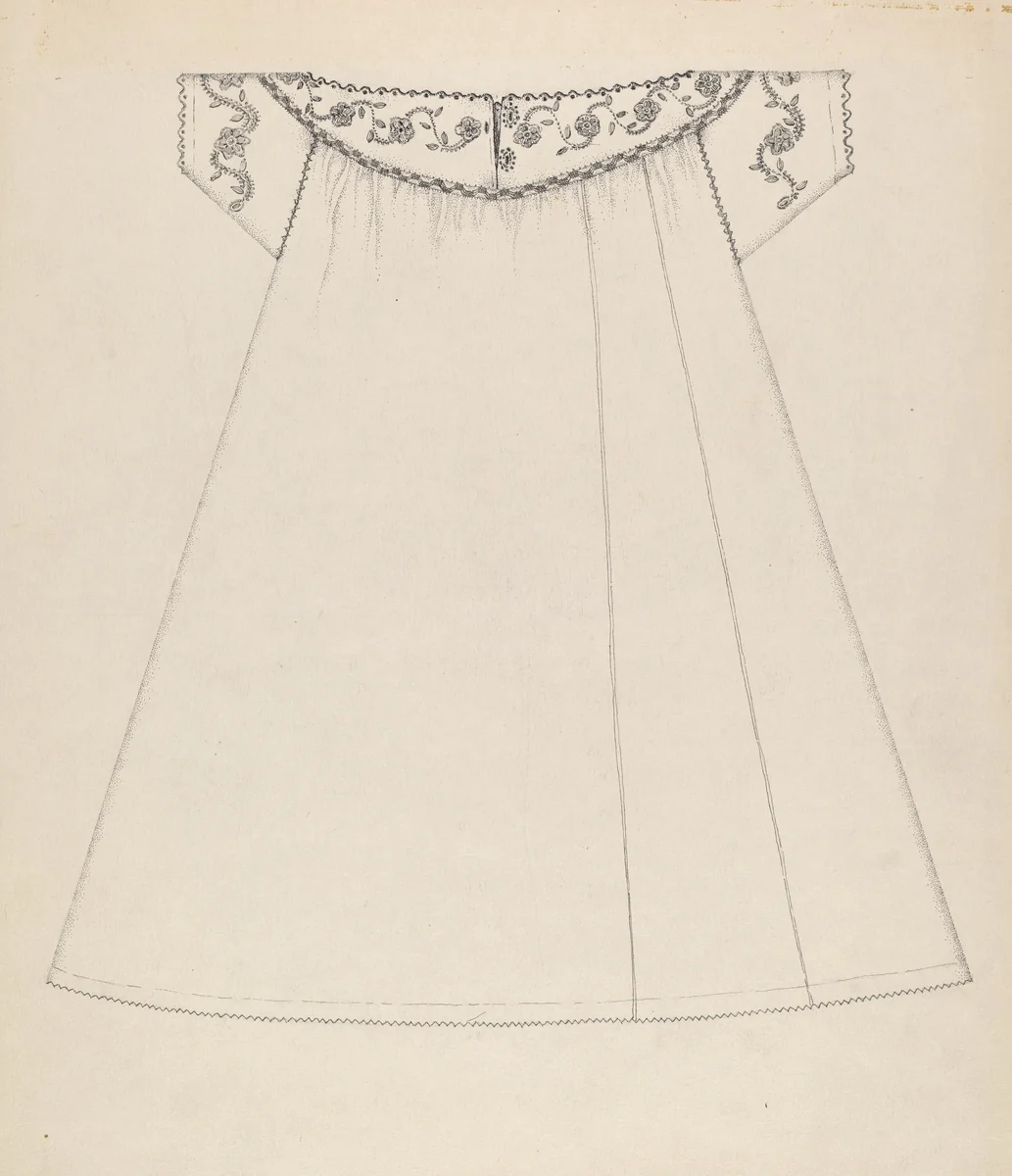 Nightgown by Evelyn Bailey, index of american design, 1936