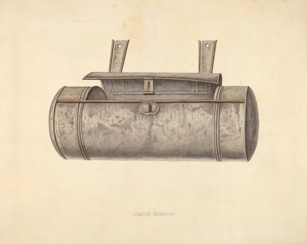 Candle Box by Jacob Gielens, index of american design, 1935-1942