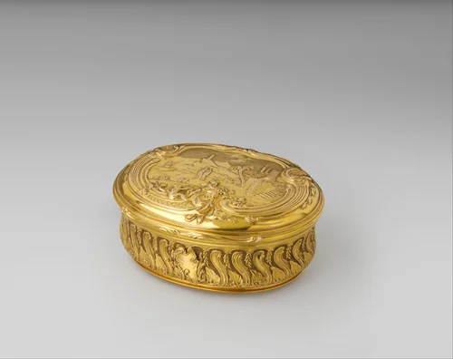 Snuffbox by Jean Ducrollay, metalwork, 1736-1737