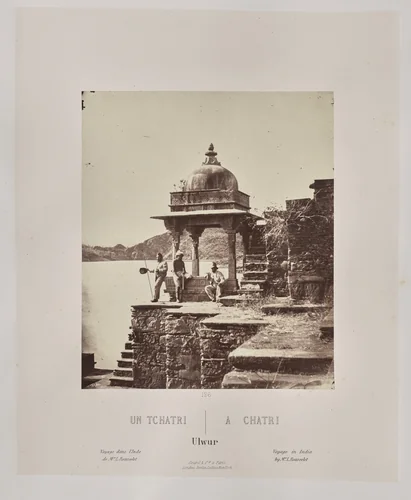 A Chatri, Ulwur by Louis-Théophile Marie Rousselet, photograph, 1865-1870