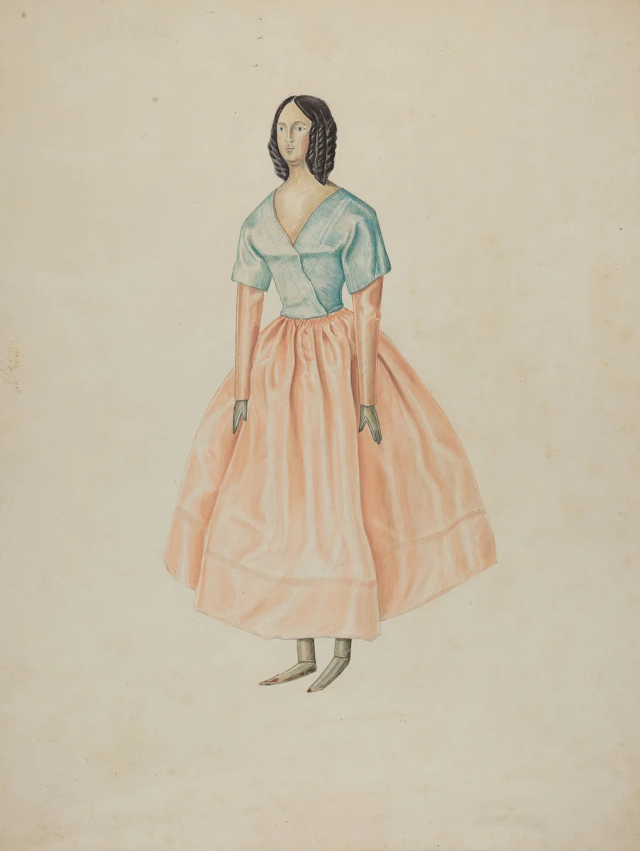 Costume Doll by Al Curry, index of american design, 1938