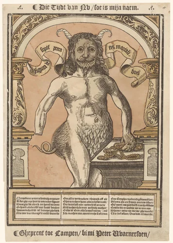 De zeven hoofdzonden by anonymous, print, 1540-1567