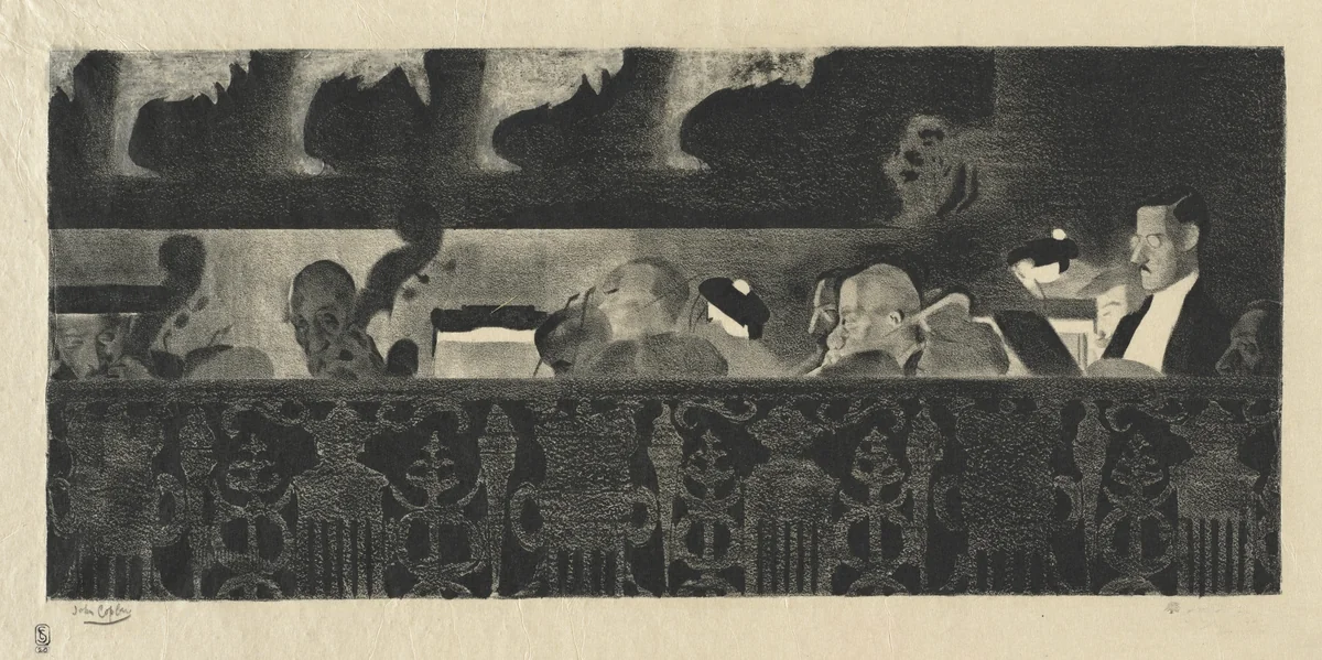 Musicians by John Copley, print, 1910