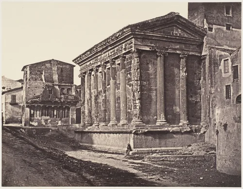 Tempo della Fortuna Virile by Eugène Constant, photograph, 1848-1852