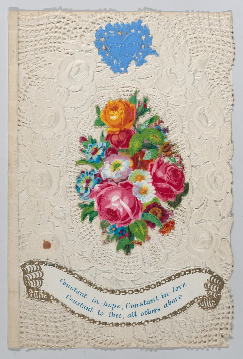 Valentine by anonymous, other, 1845-1884