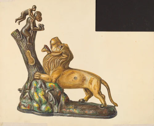 Toy Bank by Hans Mangelsdorf, index of american design, 1935-1942