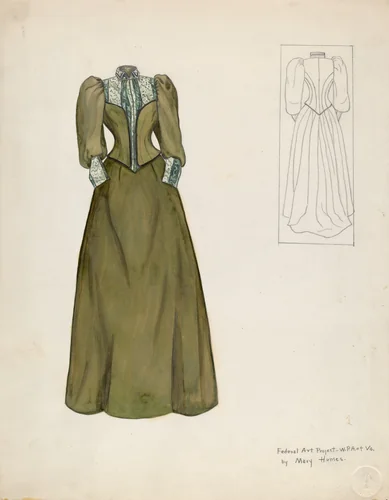 Dress by Mary E. Humes, index of american design, 1937