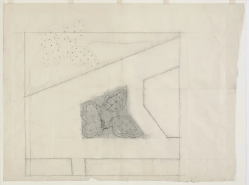 Glass Skyscraper, project by Ludwig Mies van der Rohe, mies van der rohe archive, 1922