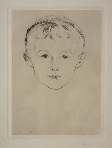 From Max Linde's House: Theodor Linde by Edvard Munch, print, 1902