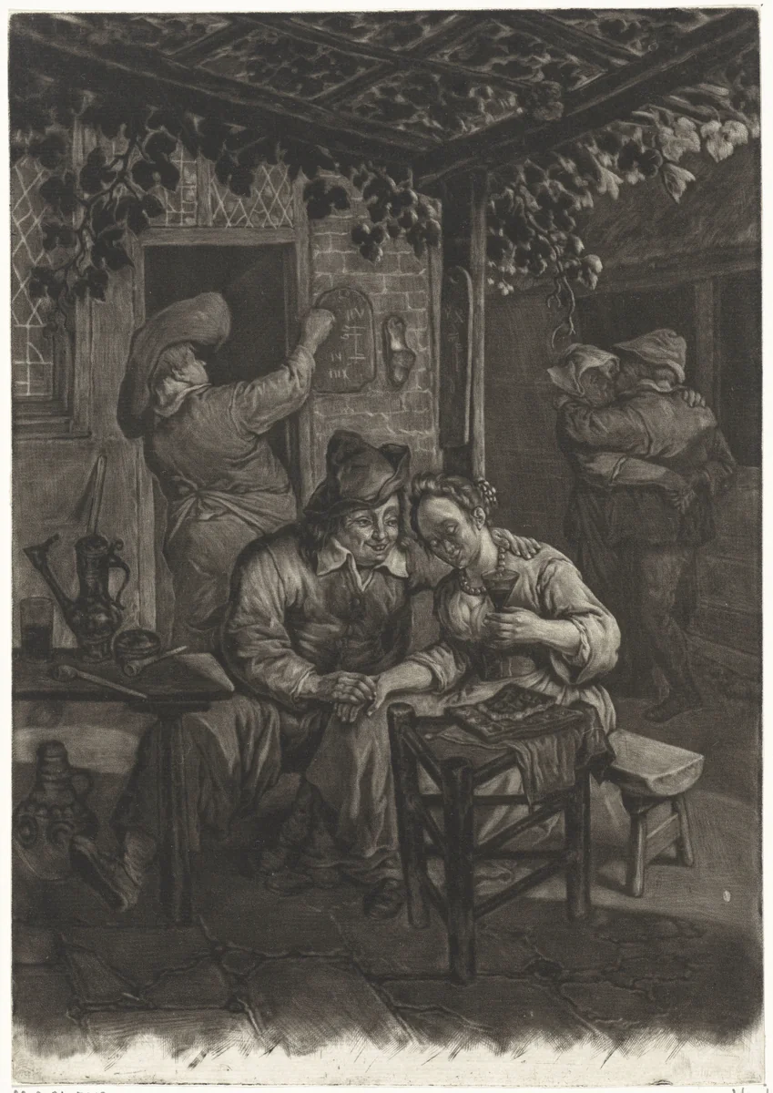 De jeugd by Cornelis Dusart, print, 1680-1704