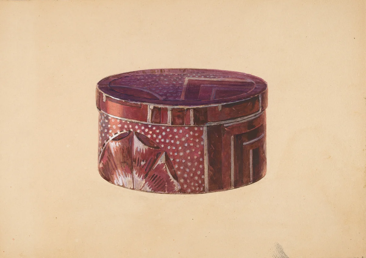 Bandbox by American 20th Century, index of american design, 1935-1942