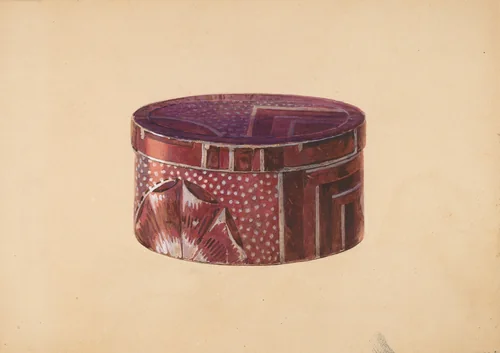 Bandbox by American 20th Century, index of american design, 1935-1942