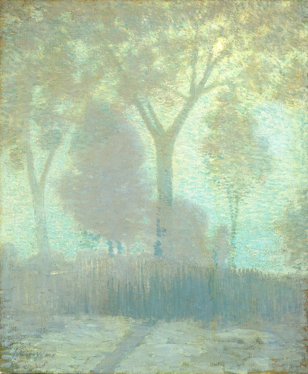 Moonlight by Julian Alden Weir, painting, 1905