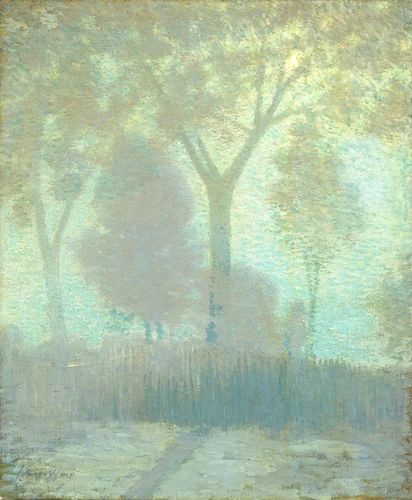 Moonlight by Julian Alden Weir, painting, 1905