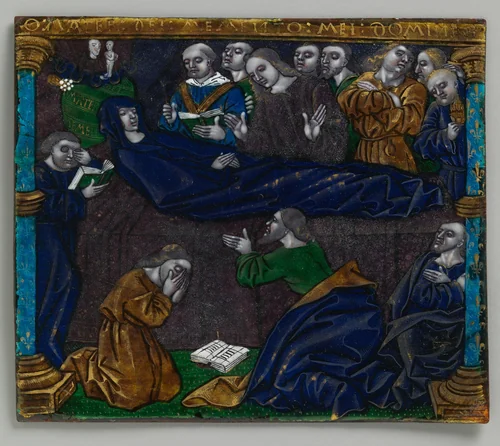 Plaque with the Death of the Virgin by Jean Pénicaud, other, 1500-1525