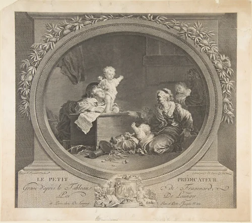 Le Petit Predicateur by Nicolas de Launay, print, 1750-1792