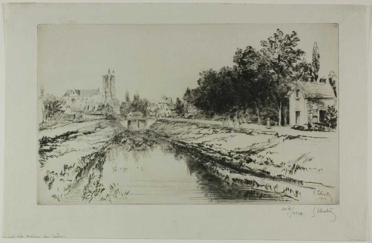 The Guard House by Gustave Leheutre, print, 1901