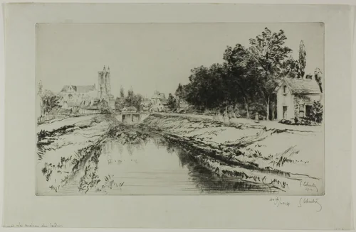 The Guard House by Gustave Leheutre, print, 1901