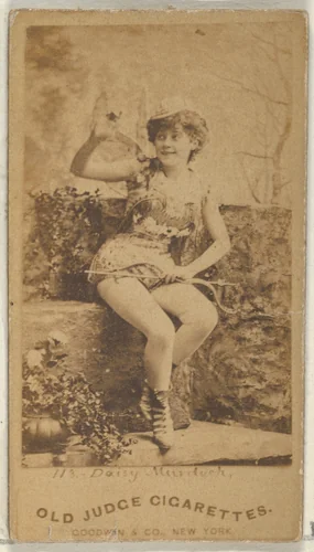 Daisy Murdoch, from the Actors and Actresses series (N171) for Old Judge Cigarettes by Goodwin & Company, photograph, 1886-1890