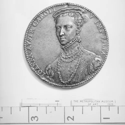 Joanna of Austria, Daughter of Charles V (1535–1573) by Jacopo Nizolla, metalwork, 1554