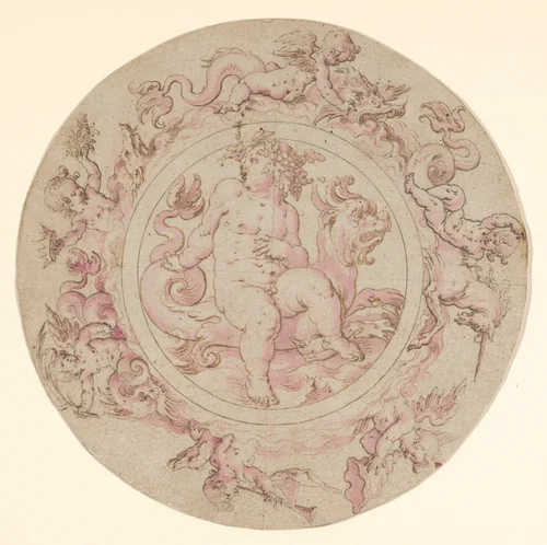 Design for a Tazza, Bowl or Dish by anonymous, drawing, 1600