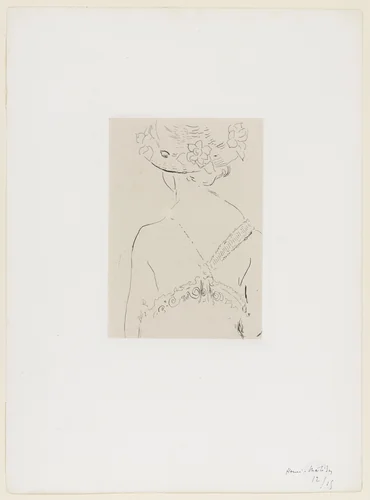 Loulou, Back View (Loulou, figure de dos) by Henri Matisse, print, 1914