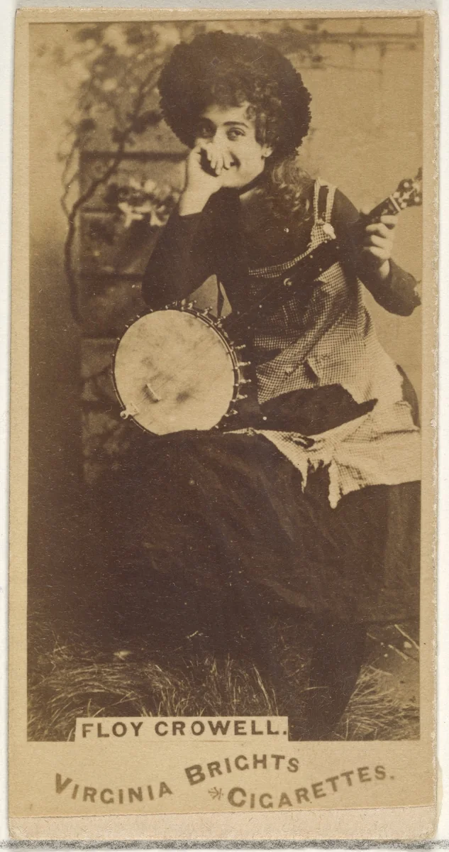Floy Crowell, from the Actors and Actresses series (N45, Type 1) for Virginia Brights Cigarettes by Allen & Ginter, photograph, 1885-1891