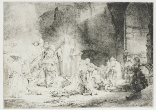 The Hundred Guilder Print by Rembrandt van Rijn, print, 1648