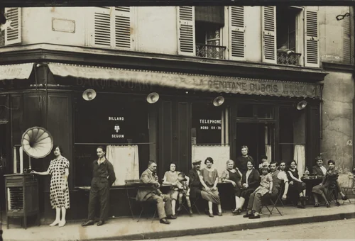 Café Dubois, Exquisité jus de cerise, Billard, Paris by Unidentified Photographer, photograph, 1920