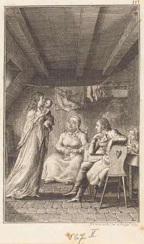 The Voyage to Paris by Daniel Nikolaus Chodowiecki, print, 1798