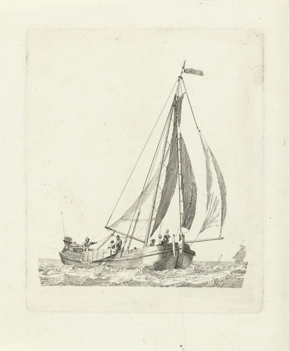 Scholschuit by Gerrit Groenewegen, print, 1787