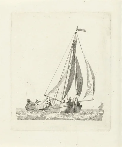 Scholschuit by Gerrit Groenewegen, print, 1787