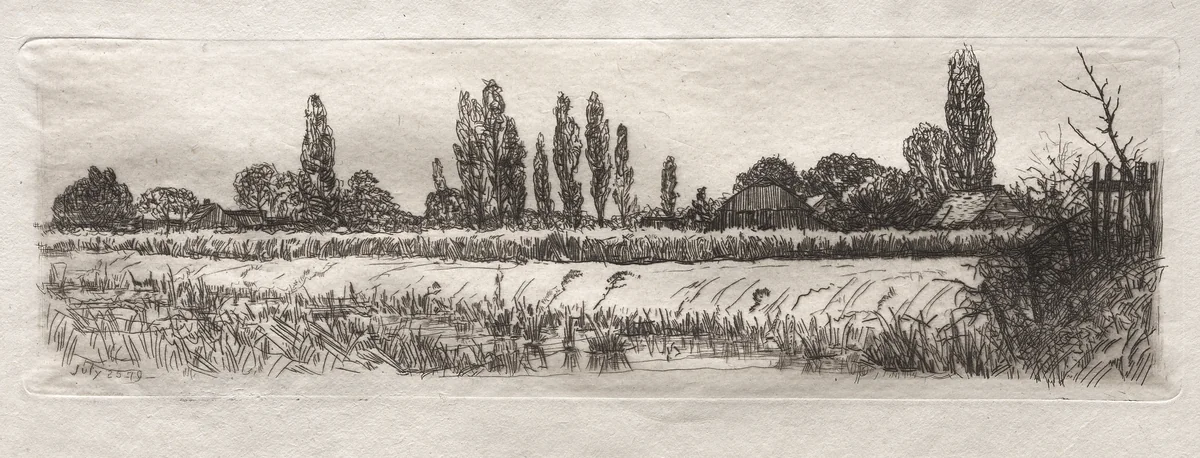 Cornfield by Otto H. Bacher, print, 1879