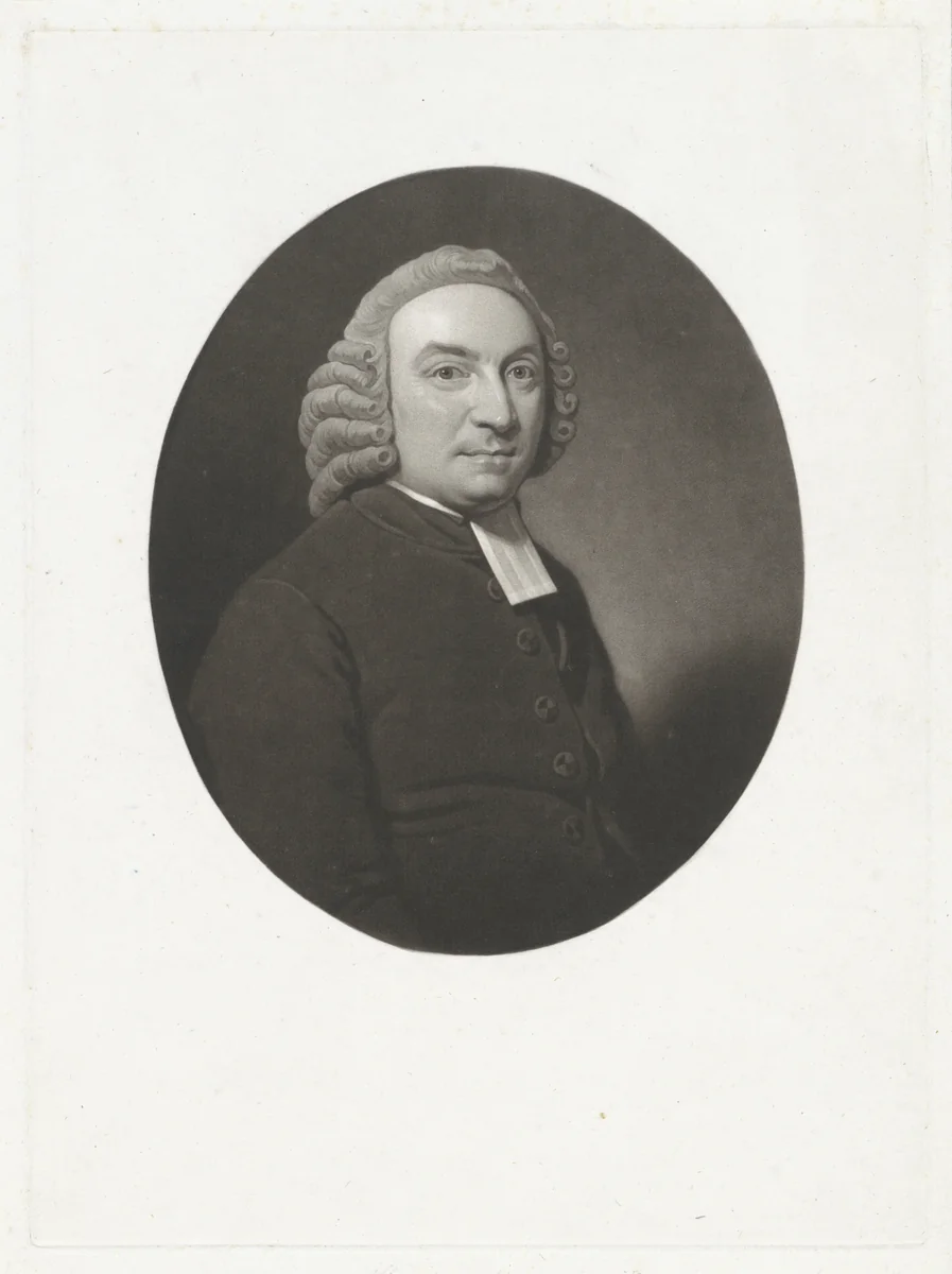 Portret van de predikant Hendrik Husly Viervant by Charles Howard Hodges, print, 1804