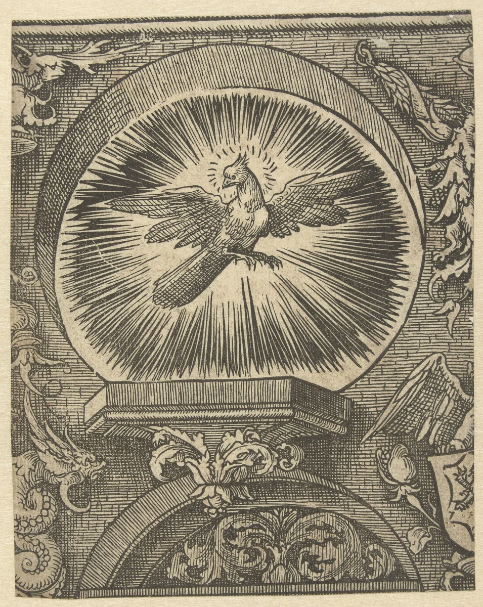 De Heilige Geest by Jacob Cornelisz van Oostsanen, print, 1520
