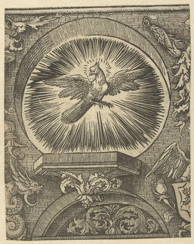 De Heilige Geest by Jacob Cornelisz van Oostsanen, print, 1520