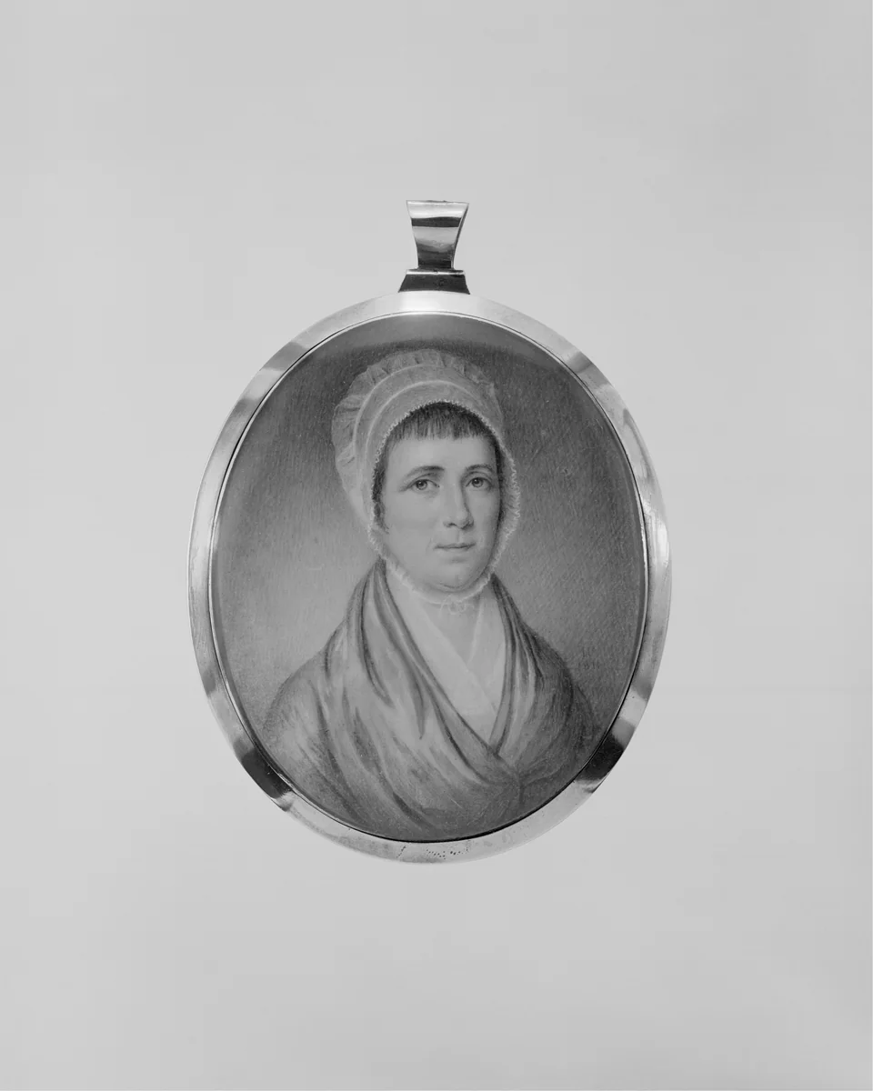 Beulah Elmy Twining (Mrs. Torbert) by James Peale, artwork, 1811