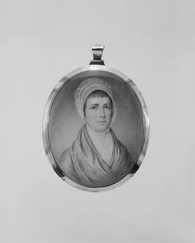 Beulah Elmy Twining (Mrs. Torbert) by James Peale, artwork, 1811