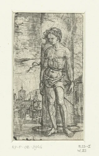Heilige Sebastiaan by Unknown, print, 1506-1538