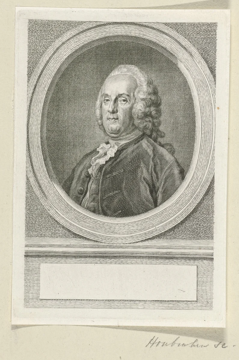 Portret van Jacob Boreel by Jacob Houbraken, print, 1749-1780