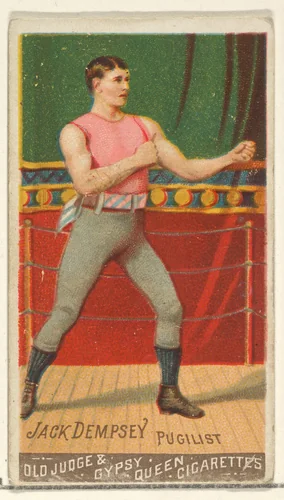 Jack Dempsey, Pugilist, from the Goodwin Champion series for Old Judge and Gypsy Queen Cigarettes by Goodwin & Company, print, 1888