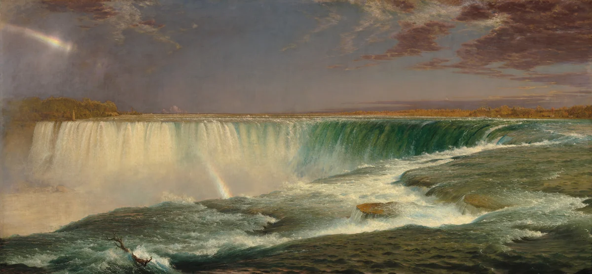 Niagara by Frederic Edwin Church, painting, 1857
