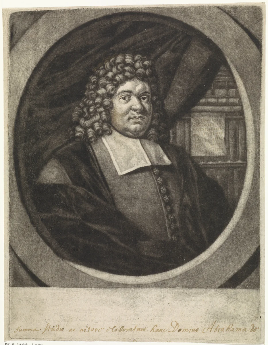 Portret van Cornelius Hasaeus by Pieter van den Berge, print, 1692