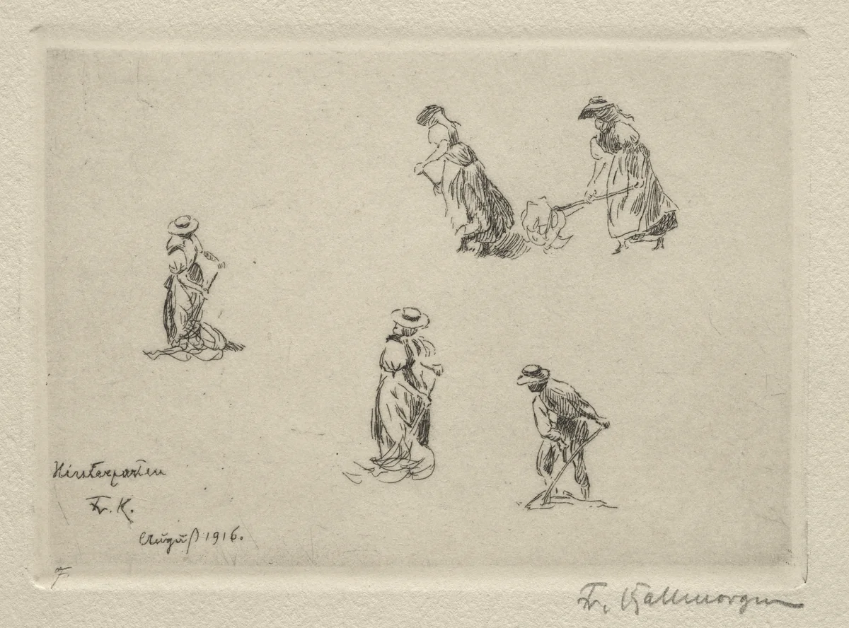 Haymakers by Friedrich Kallmorgan, print, 1916